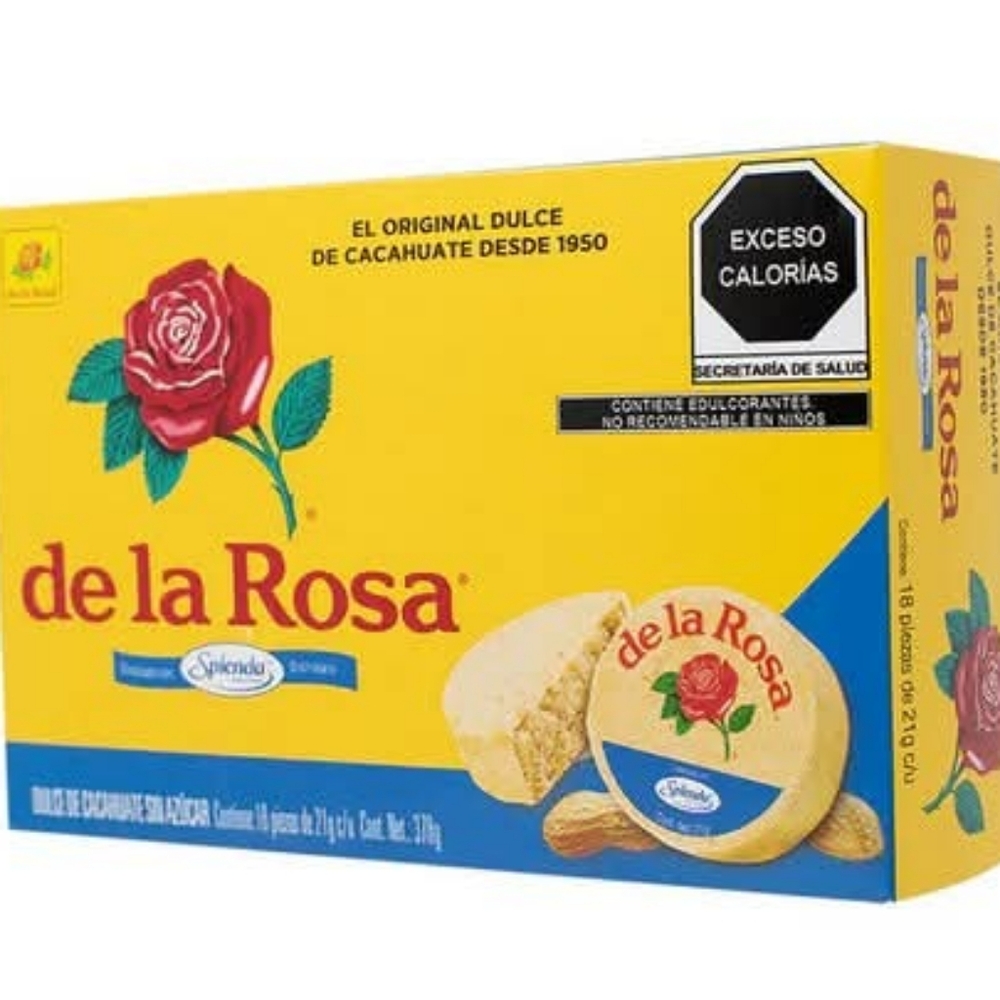 De La Rosa Mexican Mazapán Candy Made With Splenda